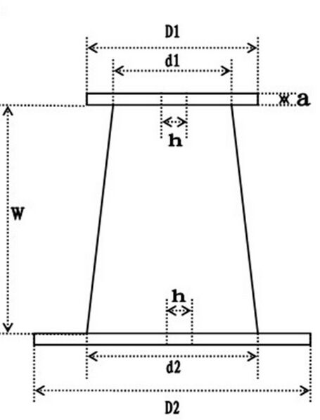 漆包線收線盤形尺寸數據